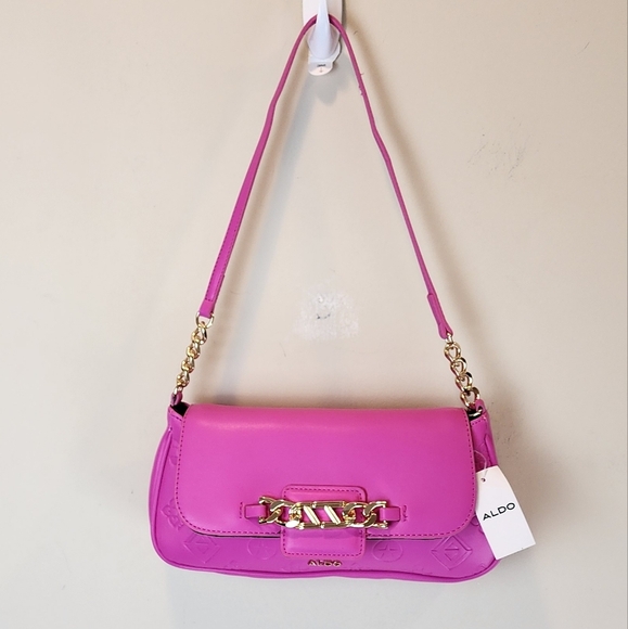 ALDO Pink Shoulder Handbag - Picture 1 of 11